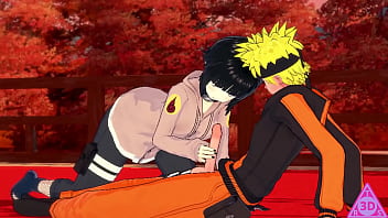 Hinata from Naruto in a super-hot hermaphroditism anime porn movie with voluptuous forearm job and uncensored orgy